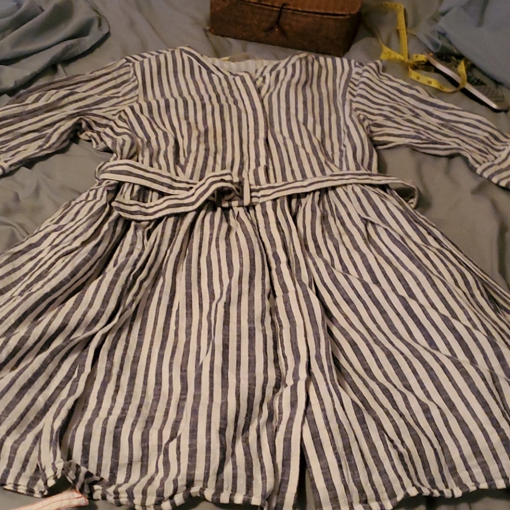 Linen cotton dress